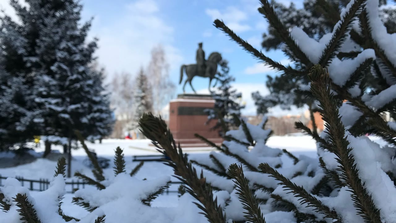 Сквер у памятника маршалу Жукову